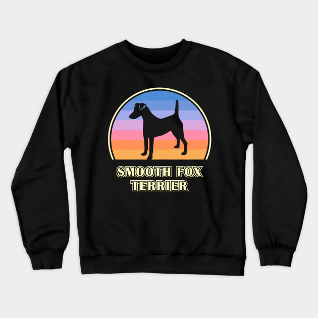 Smooth Fox Terrier Vintage Sunset Dog Crewneck Sweatshirt by millersye